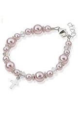 astonishing silver hand crafted kids christening bracelets